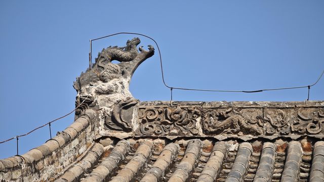 與佛頭寺隔河相望的宋代古建