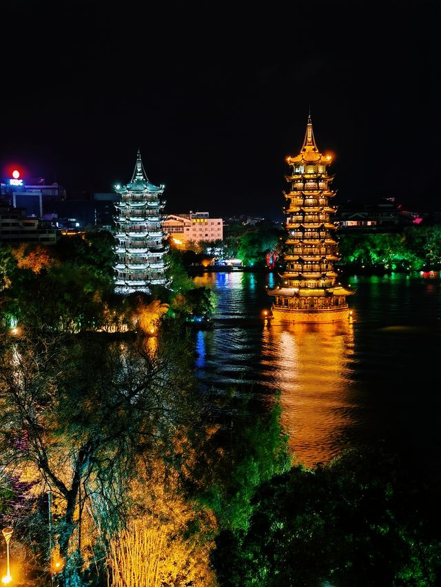桂林夜遊攻略 | 總要夜遊一次桂林兩江四湖吧