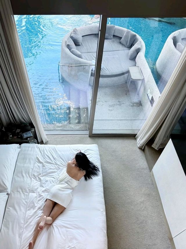 Singapore | Sky Garden White Sand Pool - Pan Pacific Hotel 🍃