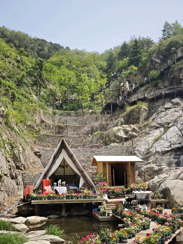濟南九如山，喺瀑布群做「終身VIP」仲可以玩木工
