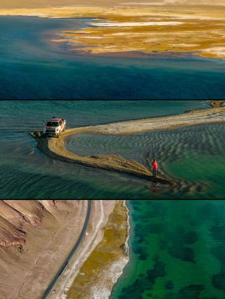 The leader's casual shots of the scenery are like movie posters
