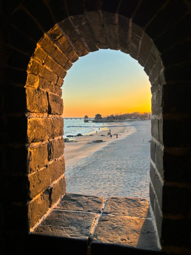 長城盡頭探海絕景