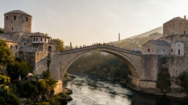 免簽東歐秘境·波斯尼亞和黑塞哥維那｜峽谷瀑布與古城煙火的碰撞