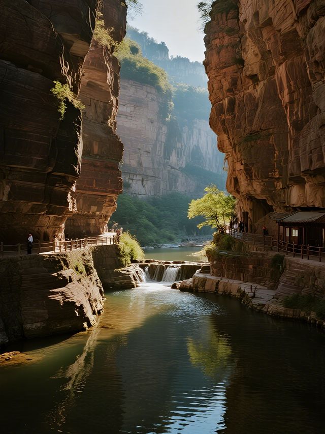 鄭州2.5h直達!秋日遛娃天花板龍潭大峽谷 鄭州2.5h直達!秋日遛娃天花板龍潭大峽谷