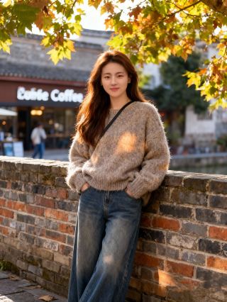 บรรยากาศสุดคึกคักแม้ในอุณหภูมิ -5 องศาเซลเซียส! สัมผัสความอบอุ่นของแสงแดดในฤดูหนาวและตรอกซอกซอยโบราณของหมู่บ้านเมี่ยวในเมืองโบราณซีอาซี!