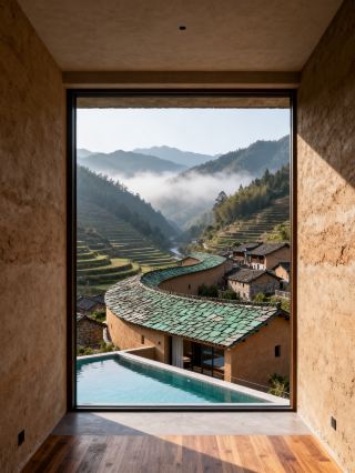 松陽の崖居野奢ホテルに宿泊、親子2日1泊で浙南の秘境を巡る