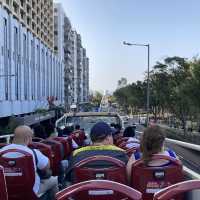《超值Bigbus開蓬巴士遊+山頂纜車🚠旅行團🎒，$160包食點心餐+開蓬巴士遊+遊覽香港公園+來回山頂纜車連凌霄閣摩天台428入場券🎟️》