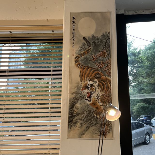 호랑이 컨셉의 카페, 호랑 수원🐅☕️
