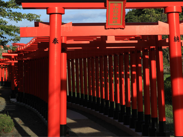 高山稻荷神社：美景，特色鳥居，適合任何時間和場景
