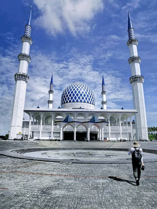 The unique architerure design of the Blue Mosque