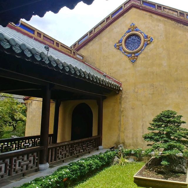 Looking within the citadel of Hue's Imperial City