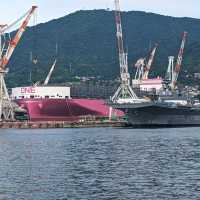 【海上自衛隊基地】潜水艦が見られる呉港