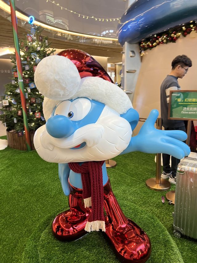 東薈城聖誕🎄打卡🥰藍精靈🧚特備裝飾🤩