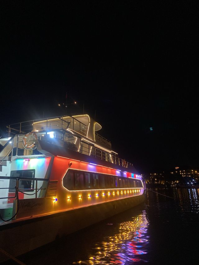 Catching sunset on North Borneo Cruise 