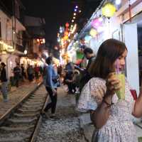 Train street in Hanoi