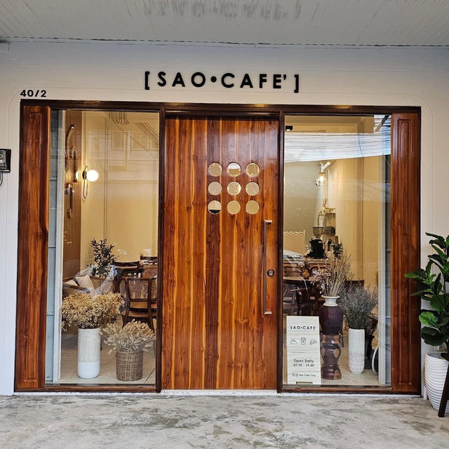 ชาวยะลา มาเช็คอินคาเฟ่เปิดใหม่ sao cafe