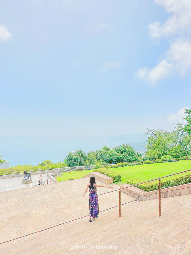 【静岡/熱海】フォトジェニックな美術館。🖼️眺望もいい！