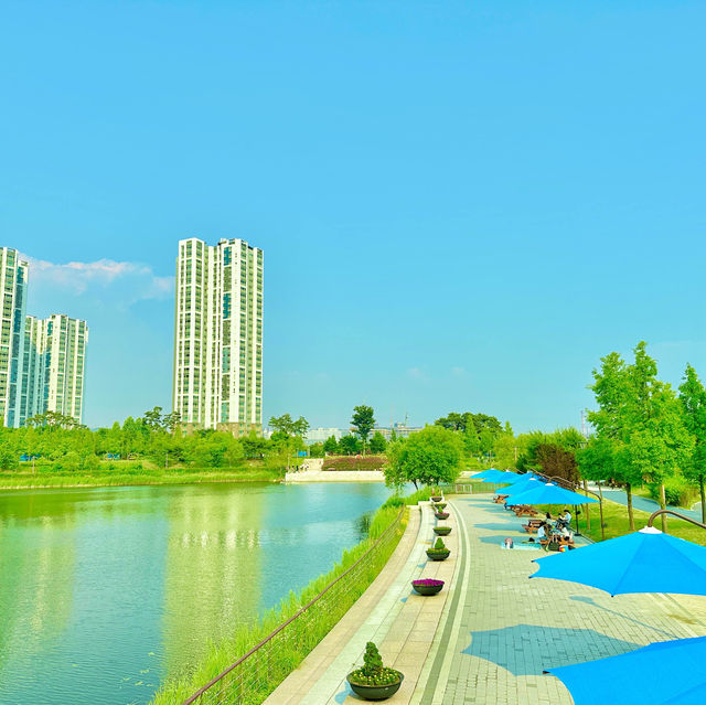 드라마 ‘도깨비’ 촬영지로 유명한 청라호수공원🏞️