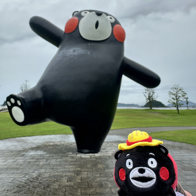 熊本熊八代港郵輪碼頭尋找海量部長🥰
