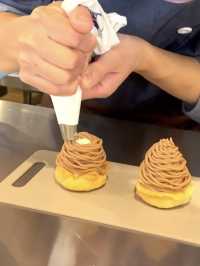 【福岡カフェ】注文を受けてから搾られるモンブランが美味🌰✨