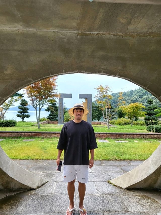 뜨거웠지만 산책하기 좋았던 남해 이순신공원