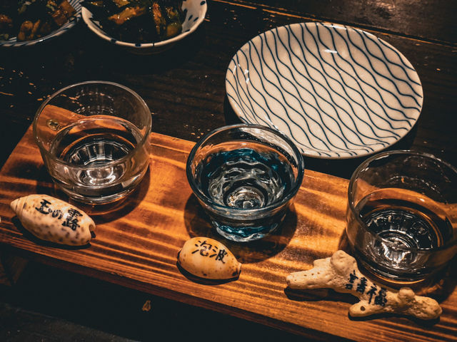 【沖縄】幻の泡盛りが飲める🍶✨波照間の居酒屋あがん！