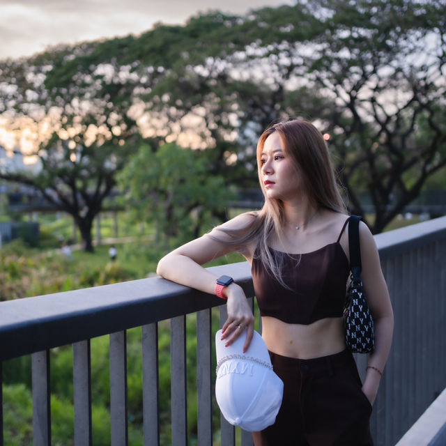 Benjakitti Park — เกาหลียังไง? ที่ไทยนี่แหละ🌅📍