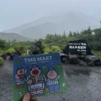 大雨霧霾中的鹿兒島櫻島火山🌋😅