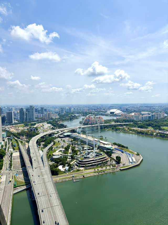 シンガポール　シンガポール観光　SkyPark Observation Deckからの景色はまさに絶景！