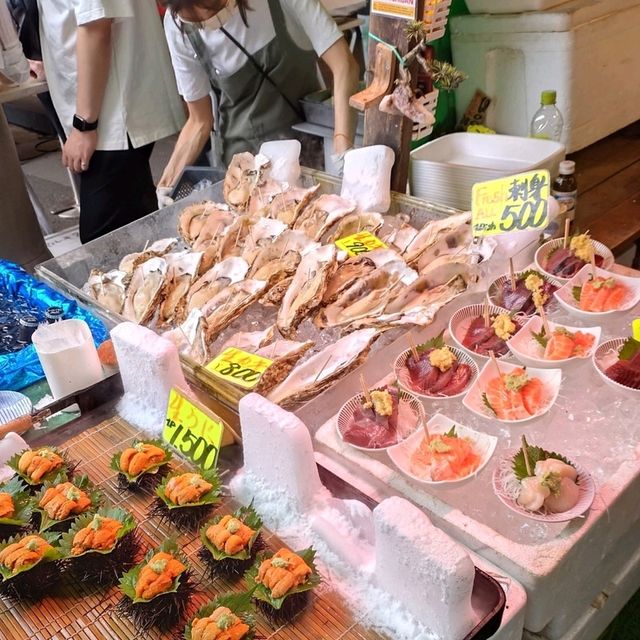 東京景點｜美好的一天從築地市場豐富的早餐開始