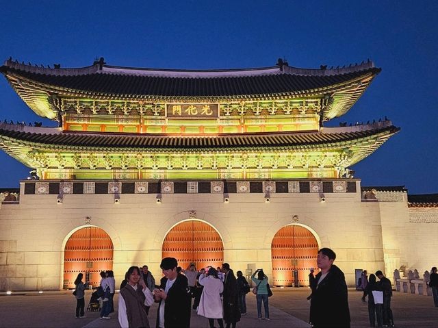 The almighty old gingko tree turns yellow at Gyeongbukgung