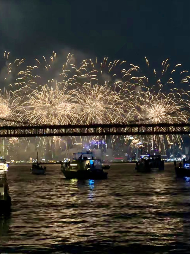 🇰🇷搭遊艇賞「廣安大橋」浪漫夜景及無人機煙火