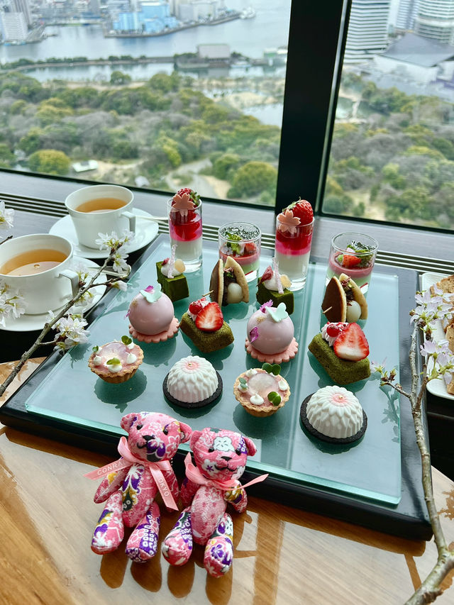 🌸Sakura Afternoon Tea at Conrad Tokyo🌸🧸