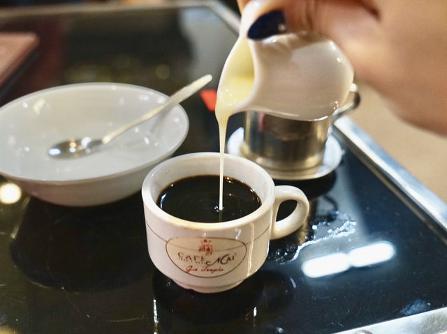 Sweet Coffee Bliss at Cafe MAI in Hanoi☕️
