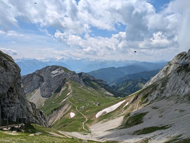 ピラトゥス山からの景色