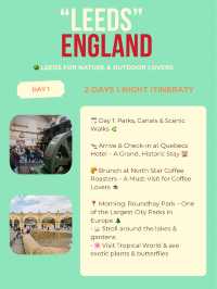 Leeds itinerary 