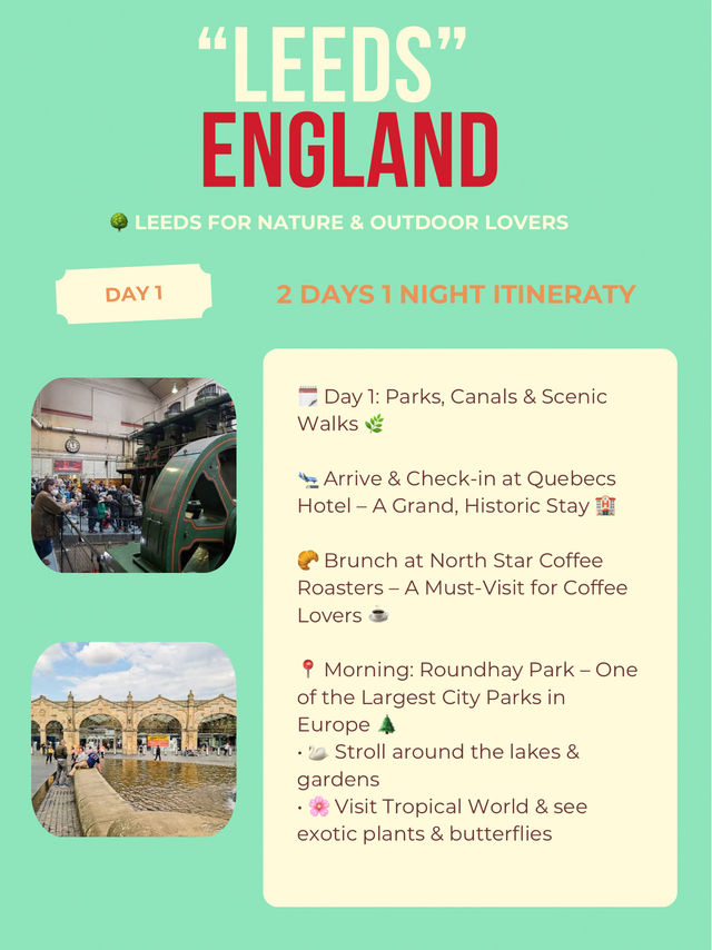 Leeds itinerary 