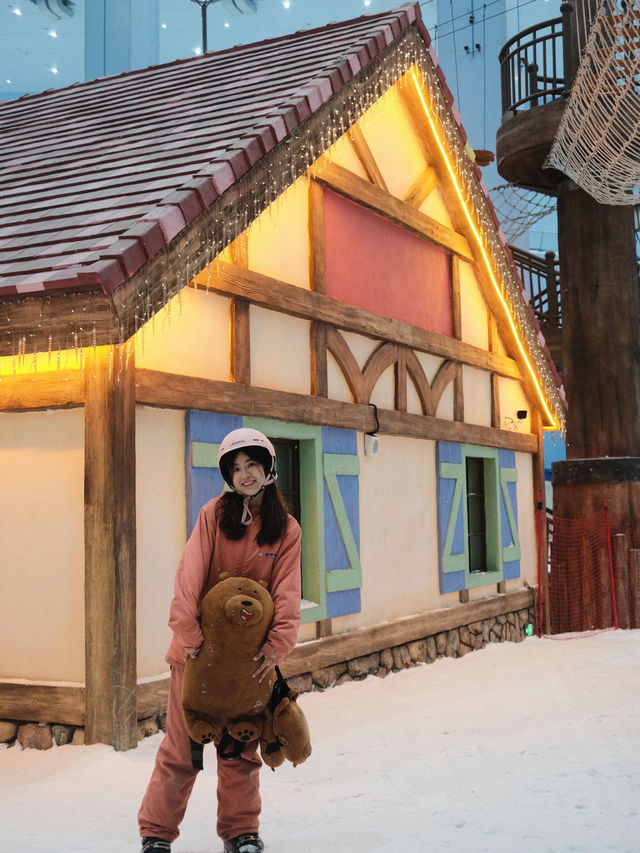 未出國滑雪前先來廣州練練！