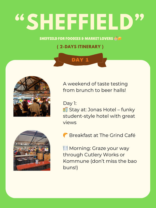 Sheffield for Foodies & Market Lovers 🍜
