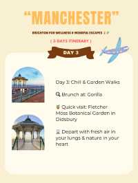 Manchester 3-days itinerary 