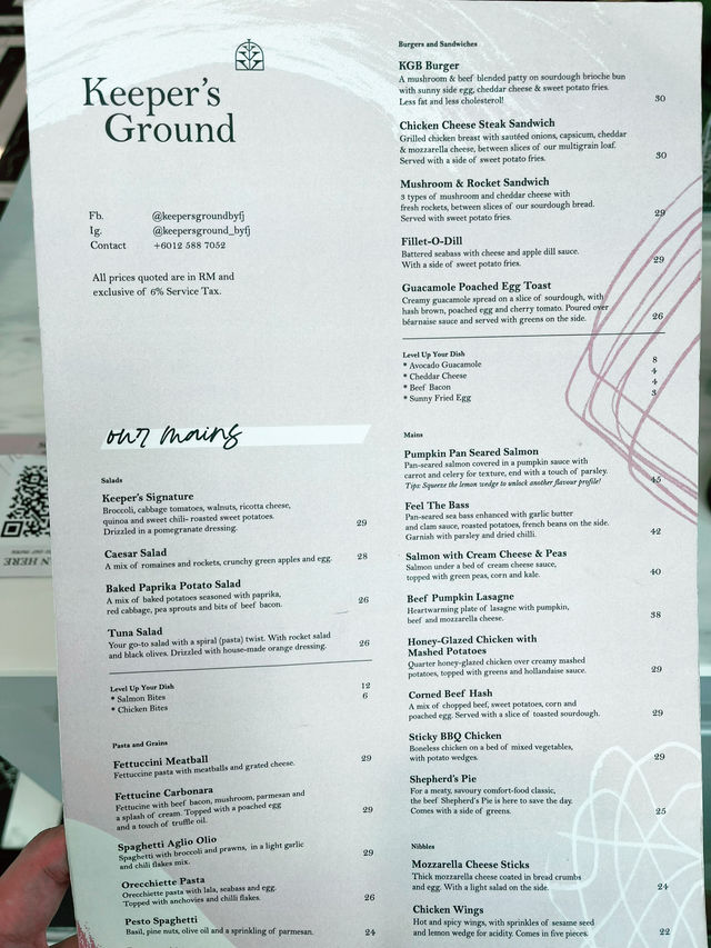 Keeper’s Ground Kuching: A Serene Café Haven with Signature Desserts