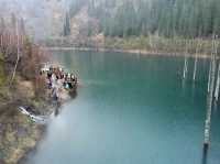 Riding Through the Mountains to Nature’s Hidden Gem -kaindy lake.