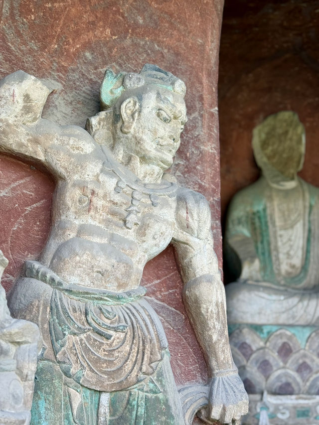 Thousand Buddha Cliff in Guangyuan, Sichuan