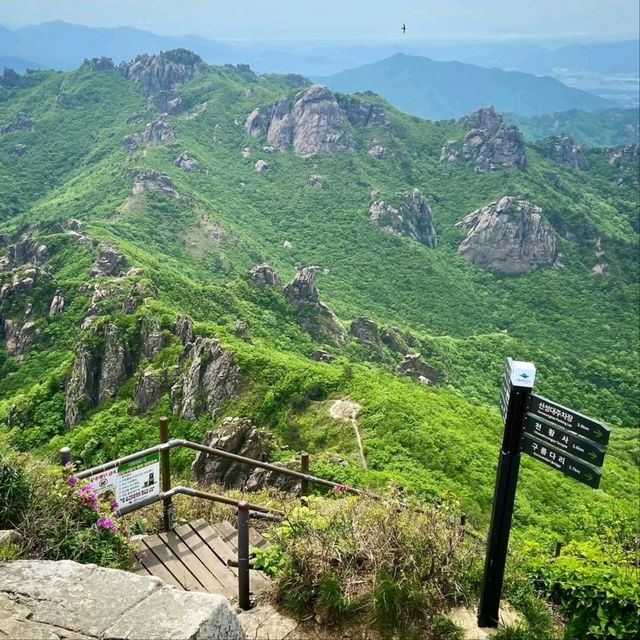 Climbed to 666m