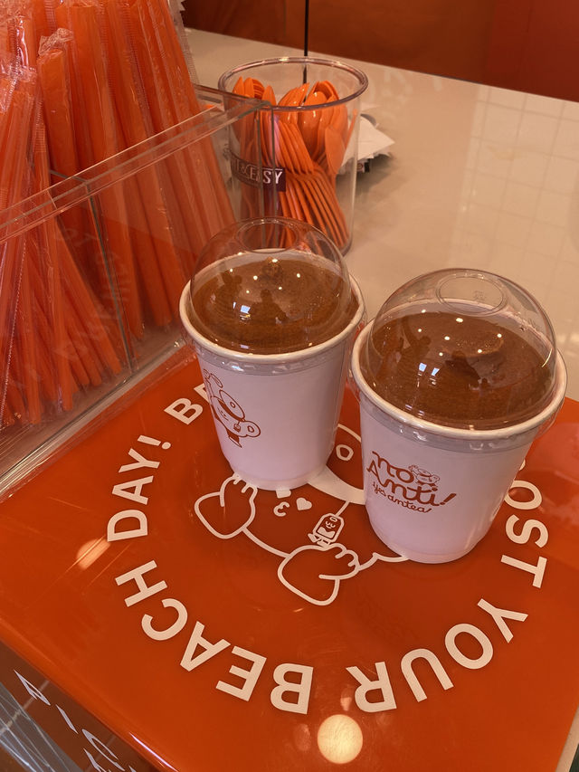 Thai tea cafe ในเกาะล้าน🧡🥤⛅️
