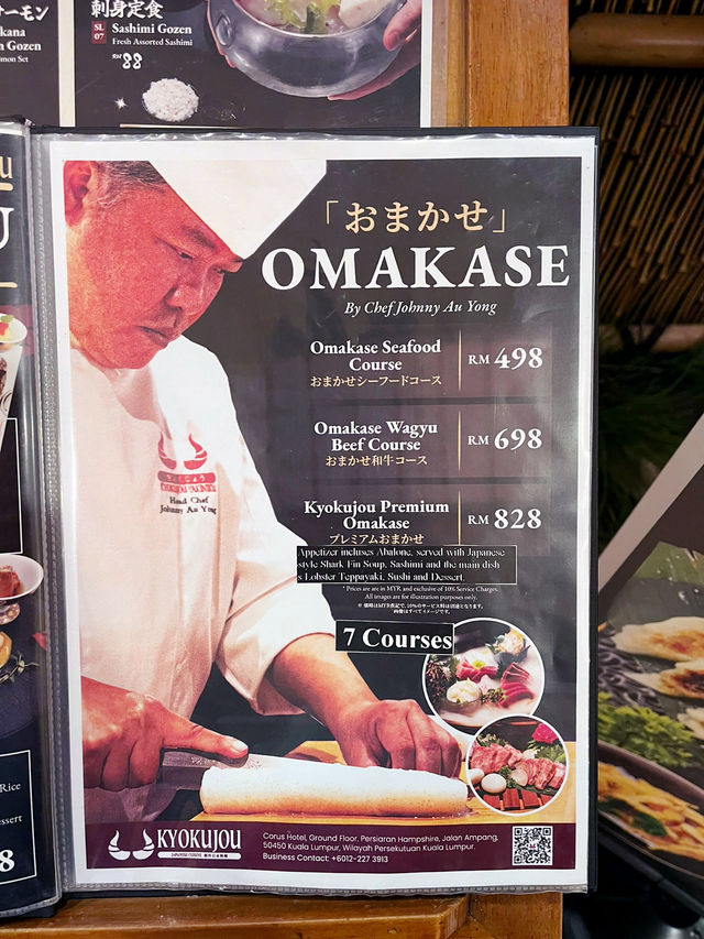 Kyokujou Japanese Cuisine: Opulent Omakase Fine Dining in the Heart of Kuala Lumpur