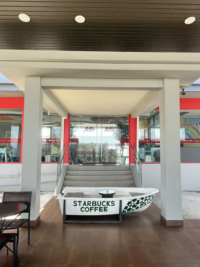 Brew-tiful Mornings by the Beach StarBuck PD waterfront 