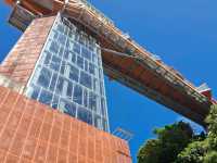 Beautiful views at the top of Keelung Tower, Taiwan