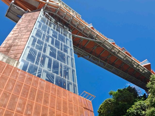 Beautiful views at the top of Keelung Tower, Taiwan