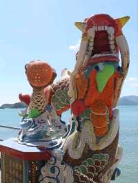 Tin Hau and Kwun Yum Statues.
